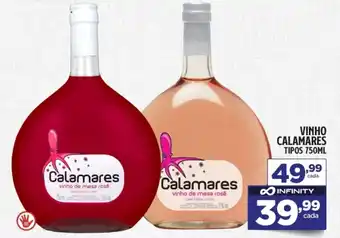 Preço & Cia Vinho calamares tipos oferta