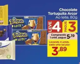 Carrefour Chocolate Tortuguita Arcor Ao leite, oferta