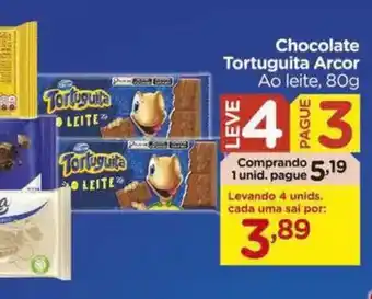 Carrefour Chocolate Tortuguita Arcor Ao leite, oferta