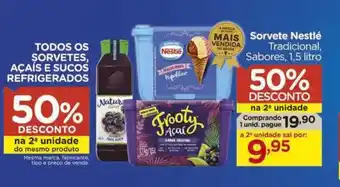 Carrefour Sorvete Nestlé Tradicional, Sabores, oferta