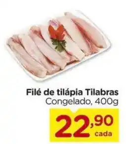 Carrefour Filé de tilápia Tilabras Congelado, oferta