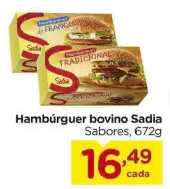 Carrefour Hambúrguer bovino Sadia Sabores, oferta