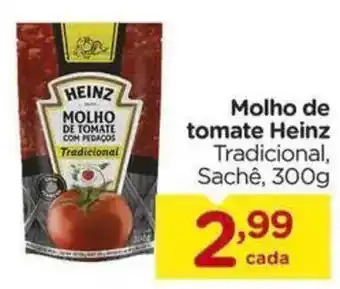 Carrefour Molho de tomate Heinz Tradicional, Sachê, oferta