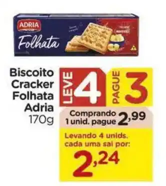 Carrefour Biscoito Cracker Folhata Adria oferta