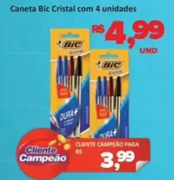 Paulistão Supermercados Caneta Bic Cristal oferta