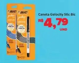 Paulistão Supermercados Caneta Gelocity Stic Bic oferta