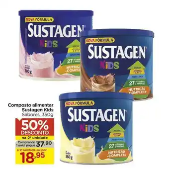 Carrefour Composto alimentar Sustagen Kids Sabores, oferta