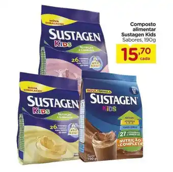 Carrefour Composto alimentar Sustagen Kids Sabores, oferta