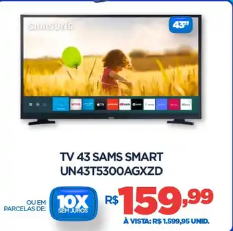 DB Supermercados Tv 43 sams smart UN43T5300AGXZD oferta