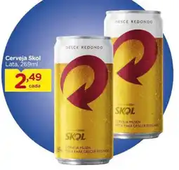 Carrefour Cerveja Skol Lata, oferta