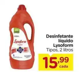 Carrefour Desinfetante líquido Lysoform Tipos, oferta