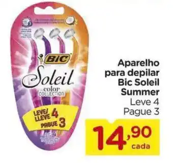 Carrefour Aparelho para depilar Bic Soleil Summer oferta