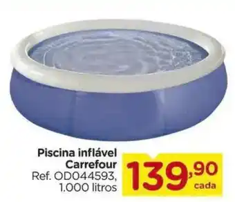 Carrefour Piscina inflável Carrefour oferta