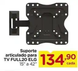 Carrefour Suporte articulado para TV FULL20 ELG 15" a 42" oferta