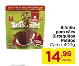 Carrefour Bifinho para cães Bistequitos Petitos Carne, oferta