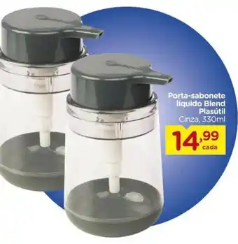 Carrefour Porta-sabonete líquido Blend Plasútil Cinza, oferta