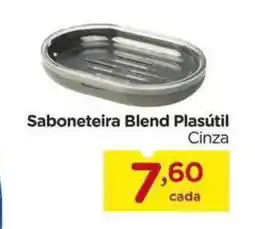 Carrefour Saboneteira Blend Plasútil Cinza oferta