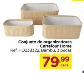 Carrefour Conjunto de organizadores Carrefour Home oferta