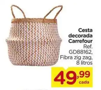 Carrefour Cesta decorada Carrefour oferta