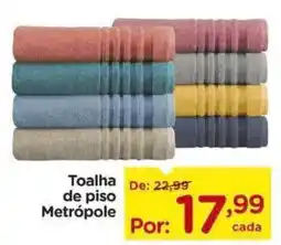 Carrefour Toalha de piso Metrópole oferta