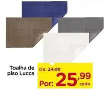 Carrefour Toalha de piso Lucca oferta