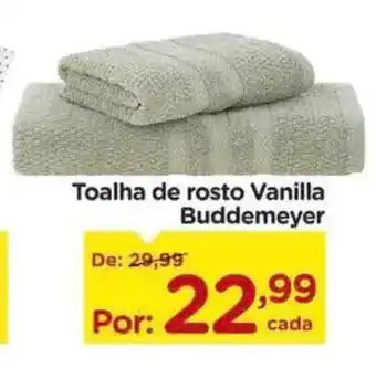 Carrefour Toalha de rosto Vanilla Buddemeyer oferta