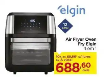 Carrefour Air Fryer Oven Fry Elgin 4 em 1 oferta