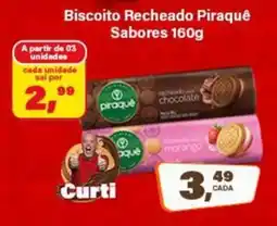 Rede Supermarket Biscoito Recheado Piraquê Sabores oferta