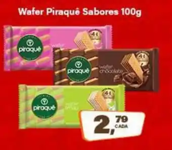 Rede Supermarket Wafer Piraquê Sabores oferta