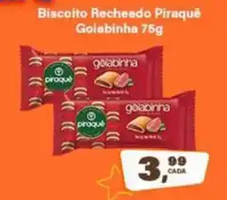 Rede Supermarket Biscoito Recheado Piraqué Goiabinha oferta