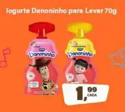 Rede Supermarket logurte Danoninho para Levar oferta