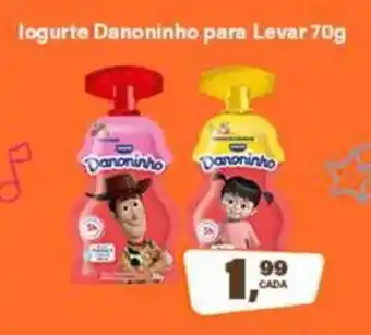 Rede Supermarket logurte Danoninho para Levar oferta