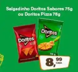 Rede Supermarket Salgadinho Doritos Sabores  ou Doritos Pizza oferta