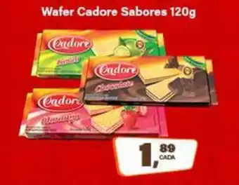 Rede Supermarket Wafer Cadore Sabores oferta