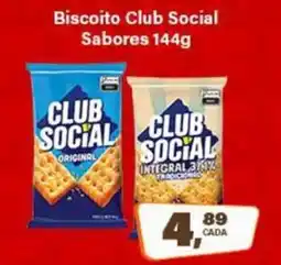 Rede Supermarket Biscoito Club Social Sabores oferta