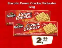 Rede Supermarket Biscoito Cream Cracker Richester oferta