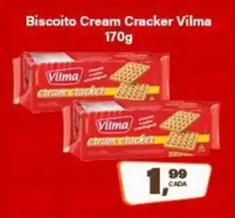 Rede Supermarket Biscoito Cream Cracker Vilma oferta