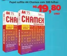 Paulistão Supermercados Papel sulfite A4 Chamex com 300 folhas oferta