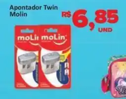 Paulistão Supermercados Apontador Twin Molin oferta