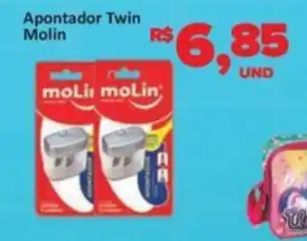 Paulistão Supermercados Apontador Twin Molin oferta