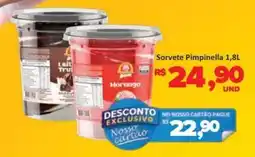 Paulistão Supermercados Sorvete Pimpinella oferta