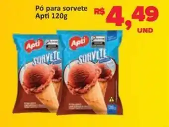 Paulistão Supermercados Pó para sorvete Apti oferta