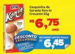 Paulistão Supermercados Casquinha de Sorvete Kon-In Crocante oferta