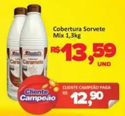 Paulistão Supermercados Cobertura Sorvete Mix oferta