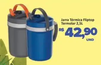 Paulistão Supermercados Jarra Térmica Fliptop Termolar oferta