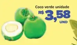 Paulistão Supermercados Coco verde unidade oferta