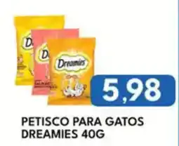 Rancho Bom Supermercados Petisco para gatos dreamies oferta