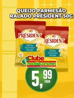 Rede Economia Queijo parmesão ralado président oferta