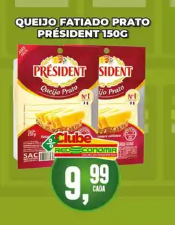 Rede Economia Queijo fatiado prato président oferta