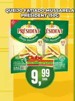 Rede Economia Queijo fatiado mussarela président oferta